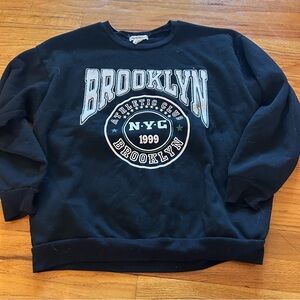 Black Brooklyn Athletic Club Sweatshirt